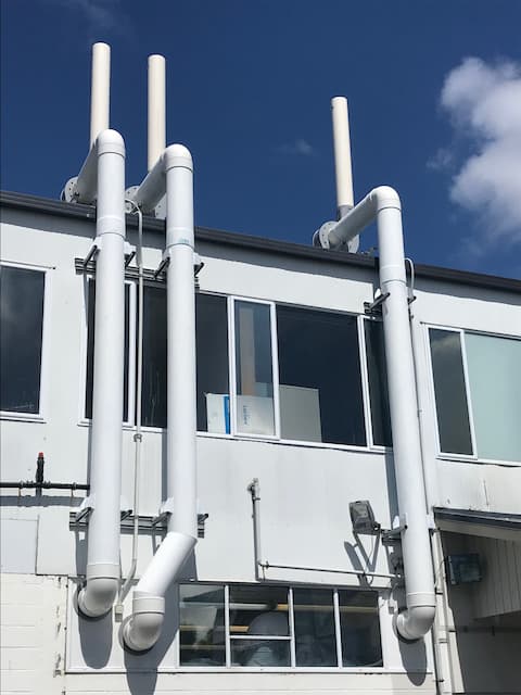 Fume cupboard installation project 2